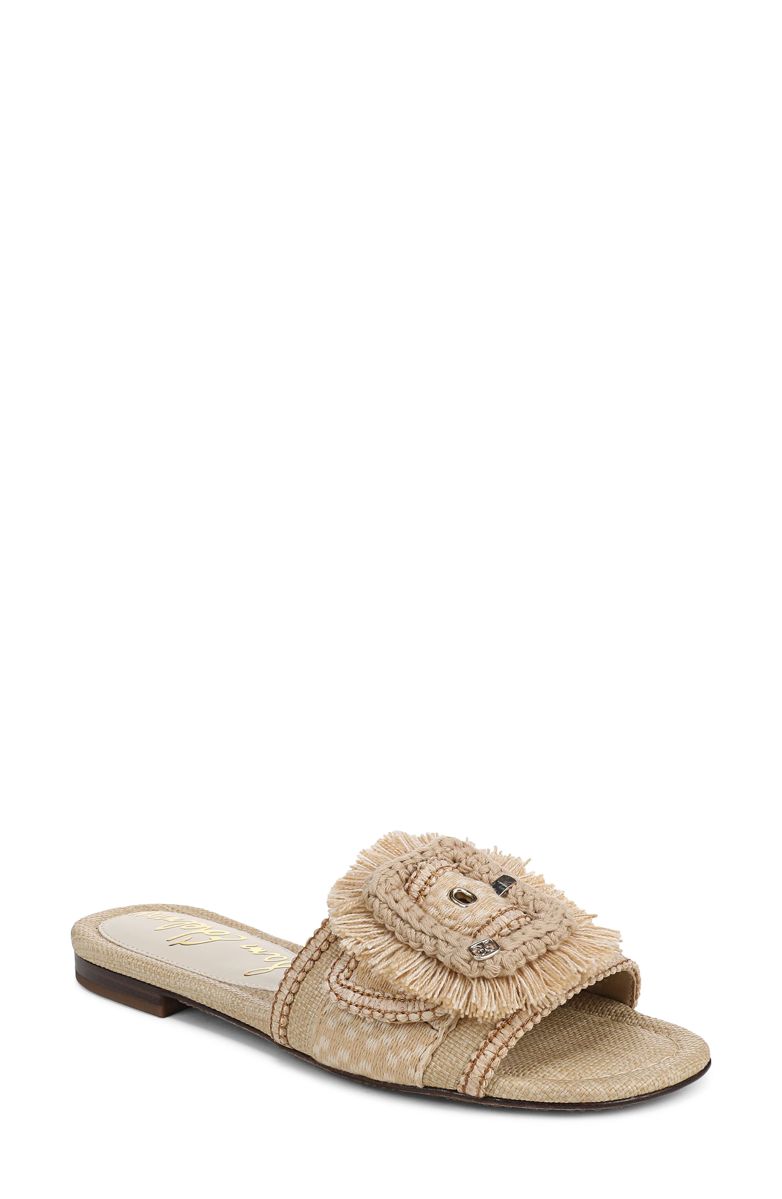 Sam Edelman Bambi Playa Slide Sandal, Main, color, Summer Sand Multi