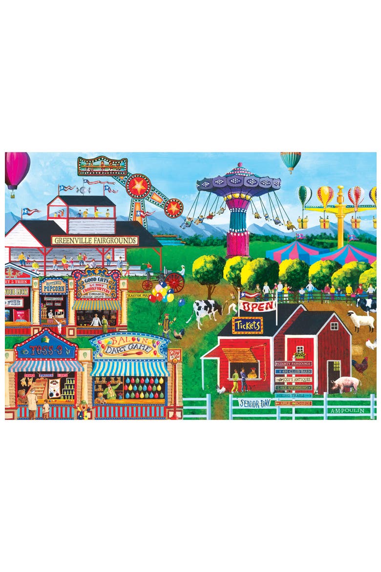 All's Fair 1000 Piece Jigsaw Puzzle, Alternate, color, Multicolor