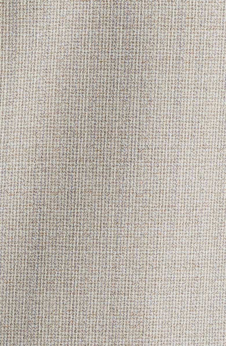 BOSS Hutson Slim Fit Tan Mélange Virgin Wool Sport Coat, Alternate, color, Open White