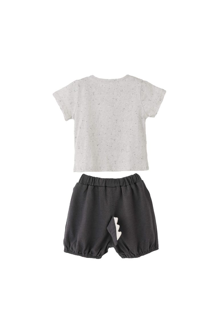 Dino Dot Set, Alternate, color, Grey