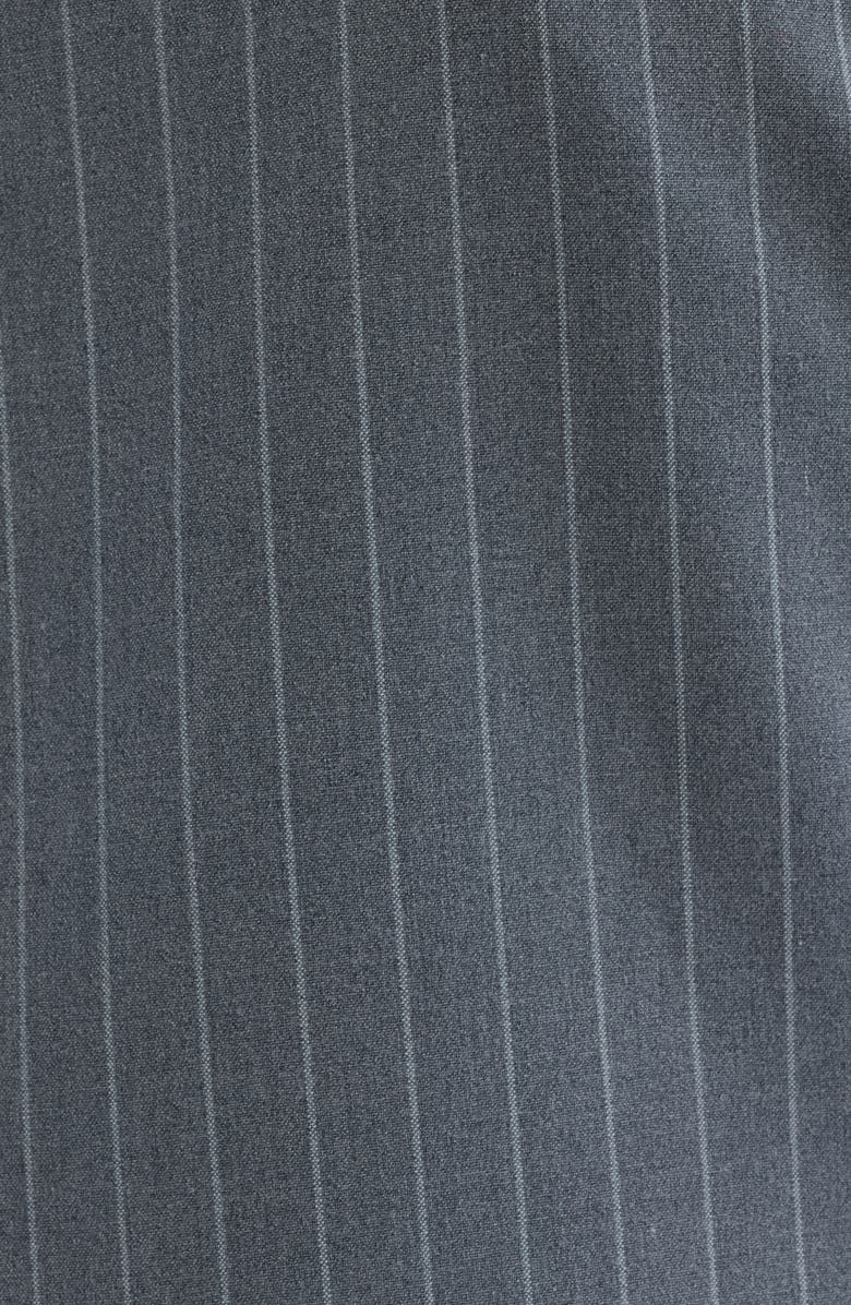 Tahari ASL Pinstripe Double Breasted Blazer, Alternate, color, 