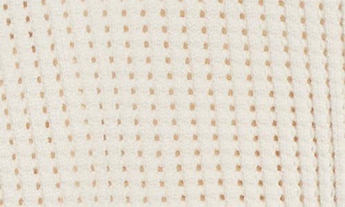 Max Mara Studio Cobalto Waffle Knit Zip Front Cardigan In White