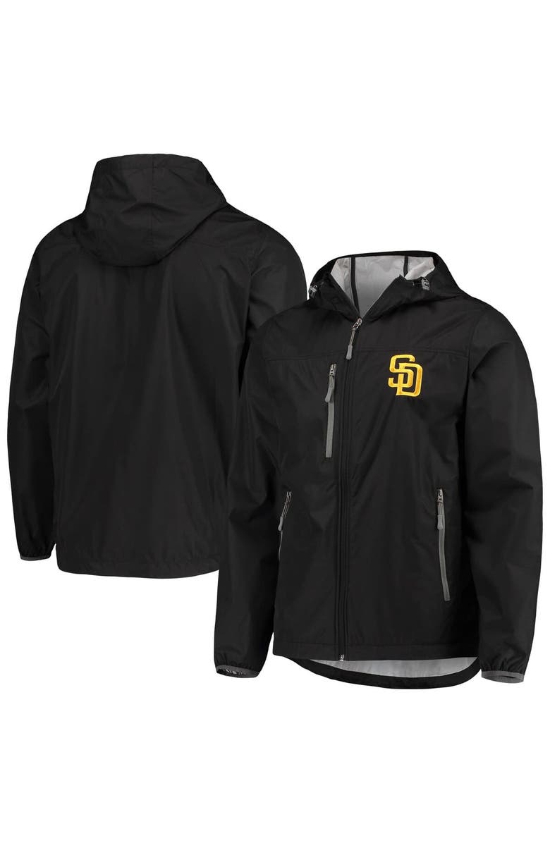 G-III SPORTS BY CARL BANKS Men's G-III Sports by Carl Banks Black San Diego Padres Double Play Hoodie Full-Zip Jacket, Alternate, color,