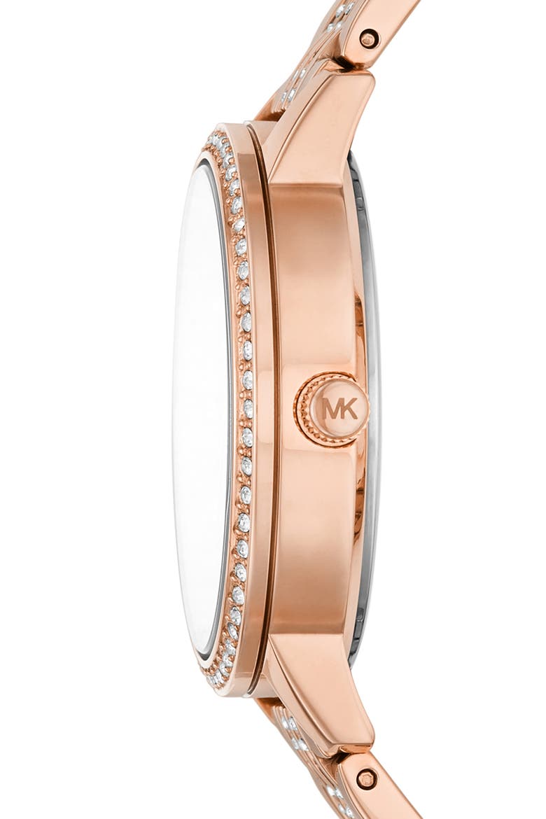 Women's Melissa Stainless Steel Watch, 36mm, Alternate, color, ROSE GOLD