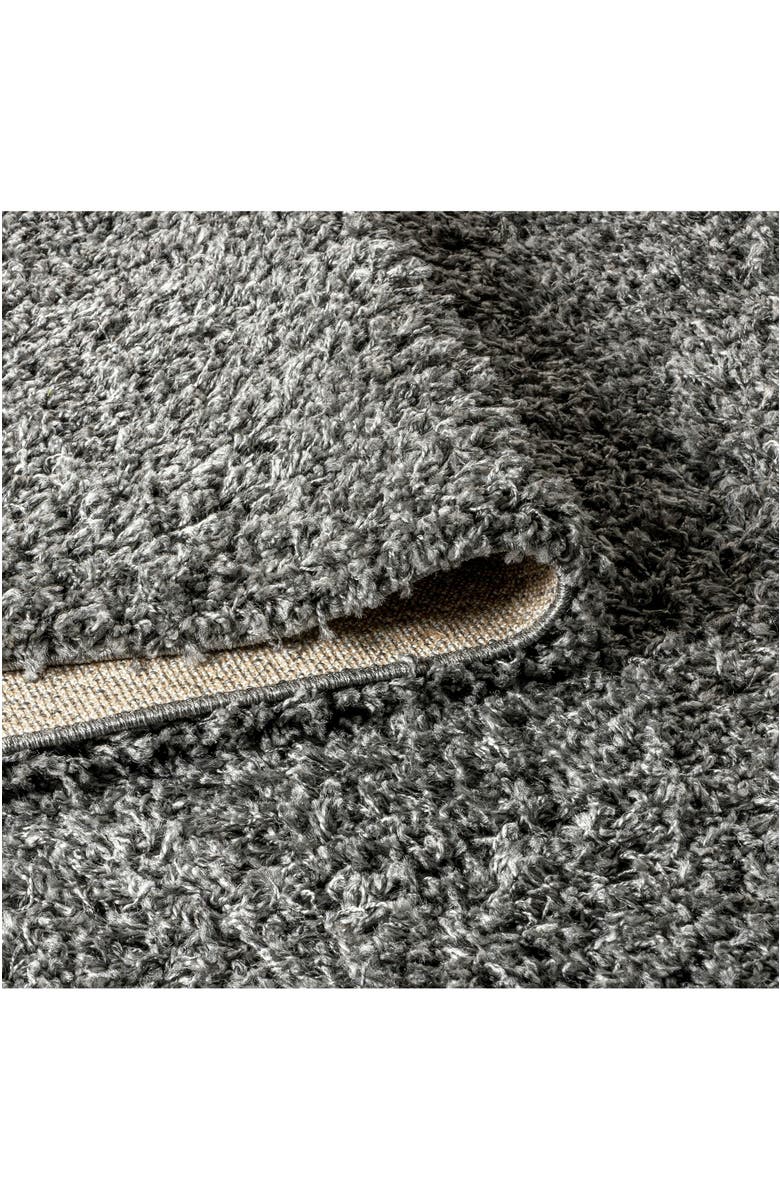 JONATHAN Y Mercer Shag Plush Area Rug, Alternate, color, Charcoal