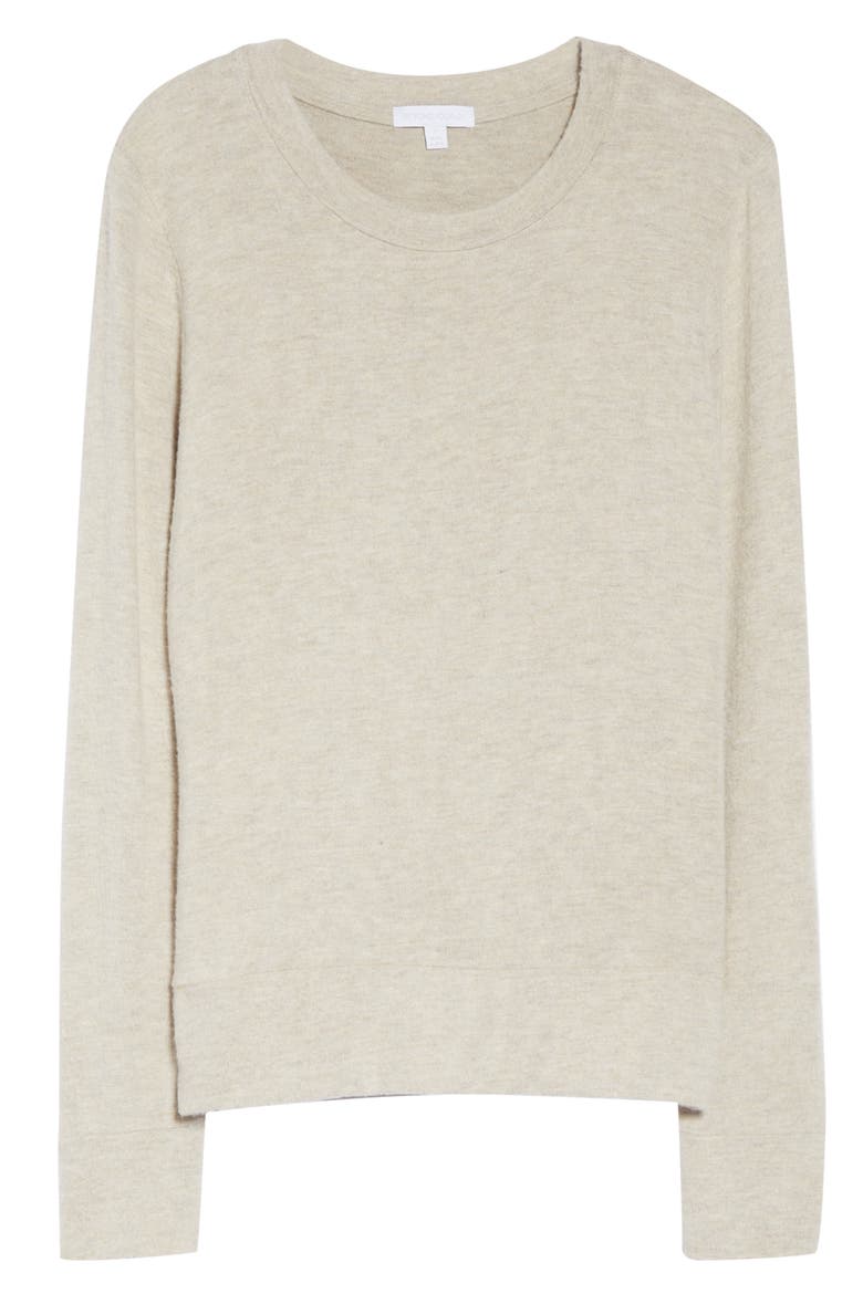 Side Slit Pullover, Alternate, color, OATMEAL