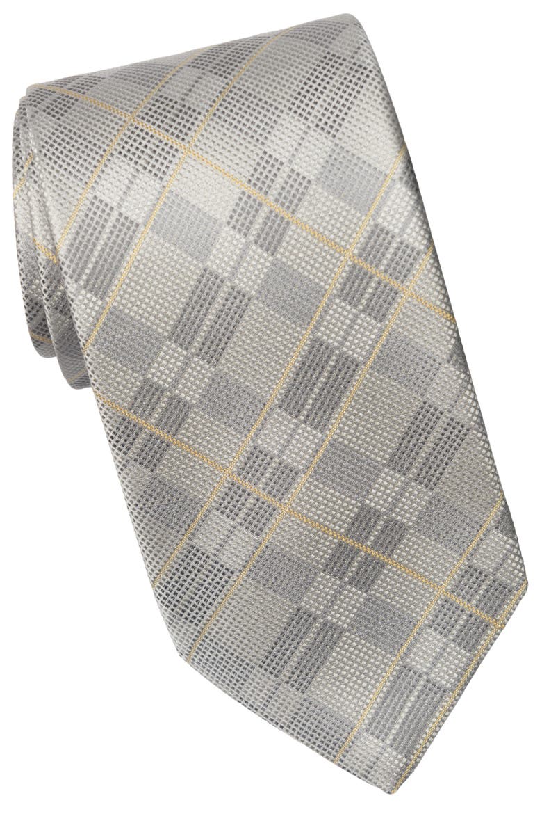 Moscato - Silk Jacquard Tie for Men, Alternate, color, Grey