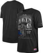 New Era Men's New Era Black Brooklyn Nets Enzyme Wash Oversized T-Shirt