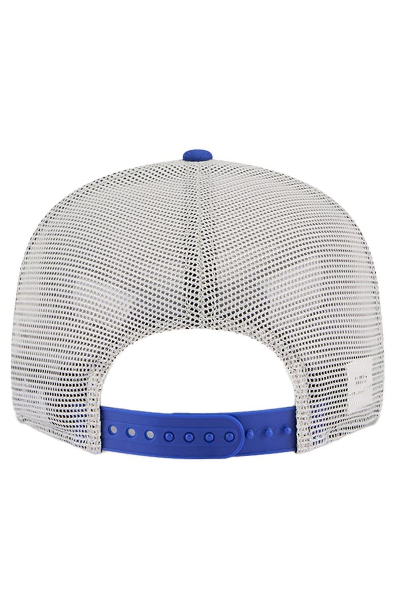 New Era Men's Philadelphia 76ers  New Era Blue Victory Grove Split Panel 9FIFTY Snapback Hat, Alternate, color, 