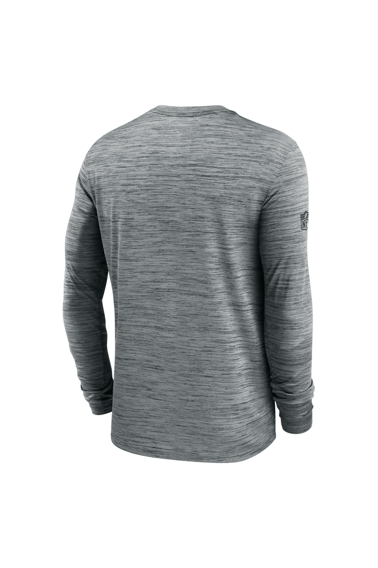 Men's Nike Gray New York Jets Sideline Velocity Performance Long Sleeve T-Shirt, Alternate, color, Gray