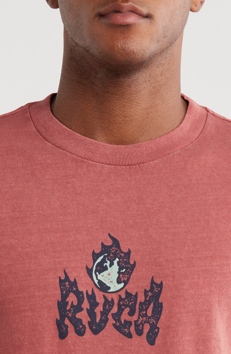RVCA Burn Notice Graphic T-Shirt, Alternate, color, 