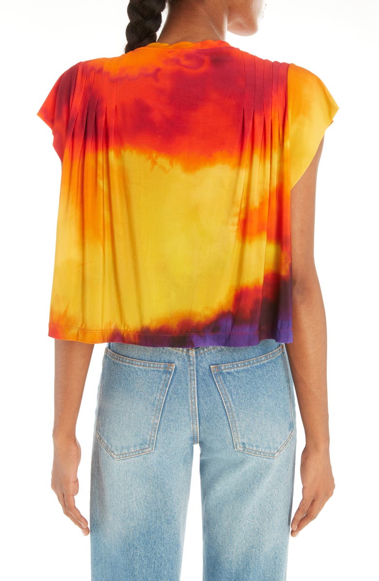Rabanne Plastic Art Tie Dye Boxy T-Shirt, Alternate, color, 