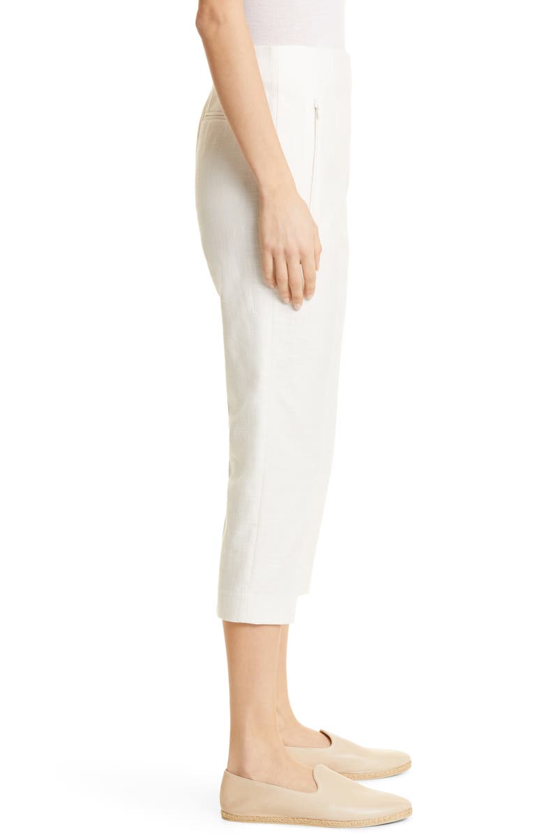 Club Monaco Zip Pocket Crop Cigarette Pants, Alternate, color, 