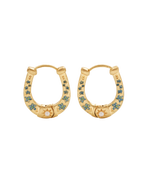 Fable England Lucky in Love Hoop Earrings