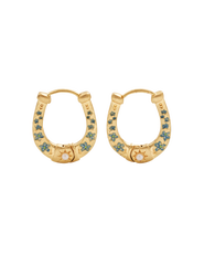 Fable England Lucky in Love Hoop Earrings