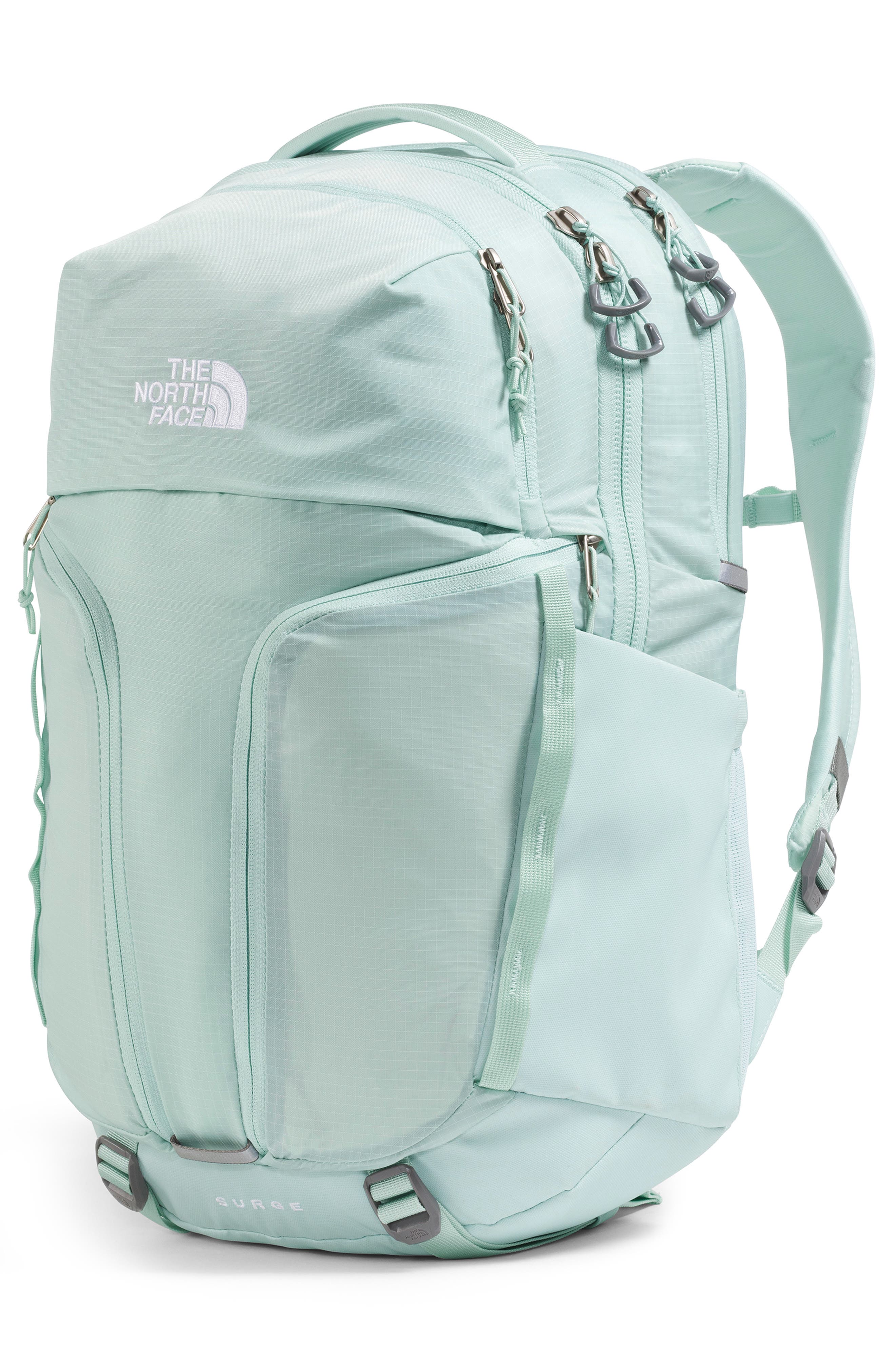 Surge Recycled Nylon Backpack, Alternate, color, OPAL FROST
