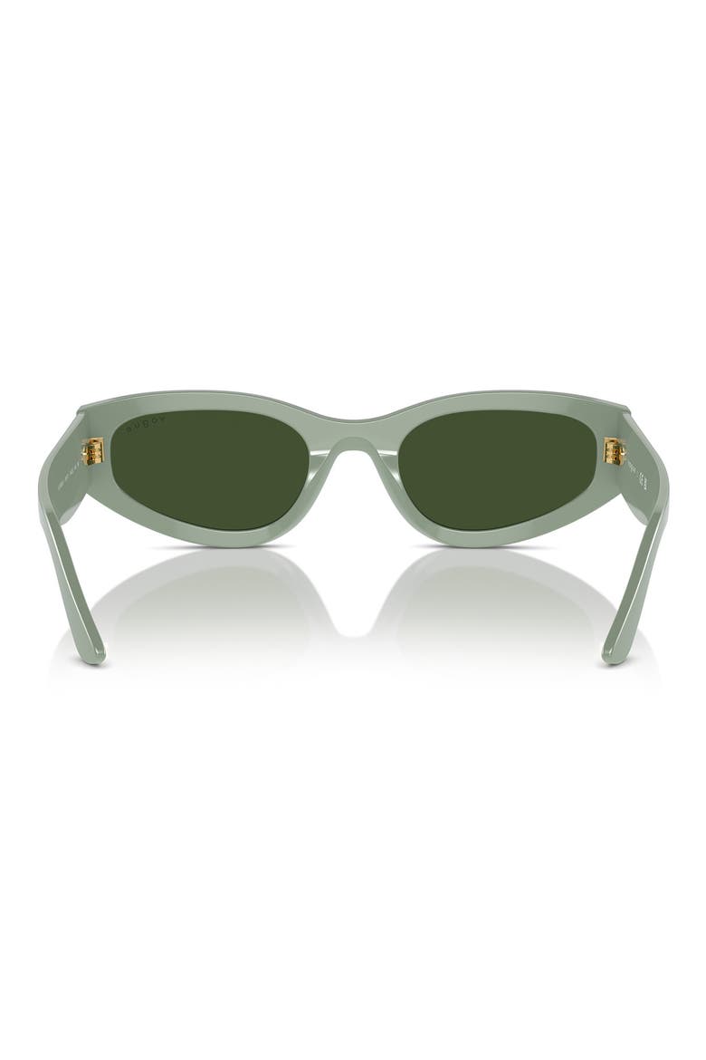 54mm Cat Eye Sunglasses, Alternate, color, GREEN