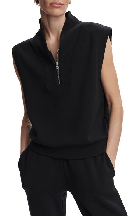 Loretta Sleeveless Half Zip