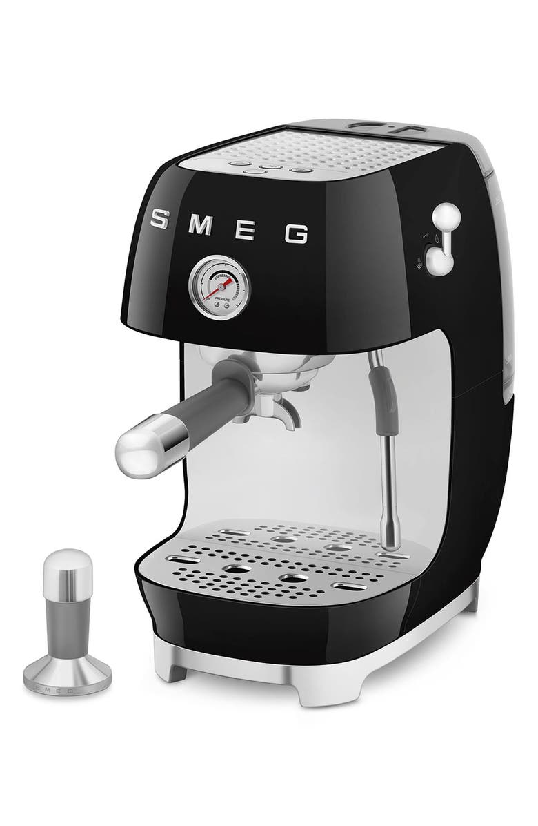 smeg Espresso, Coffee & Cold-Brew Coffee Machine, Alternate, color, Black