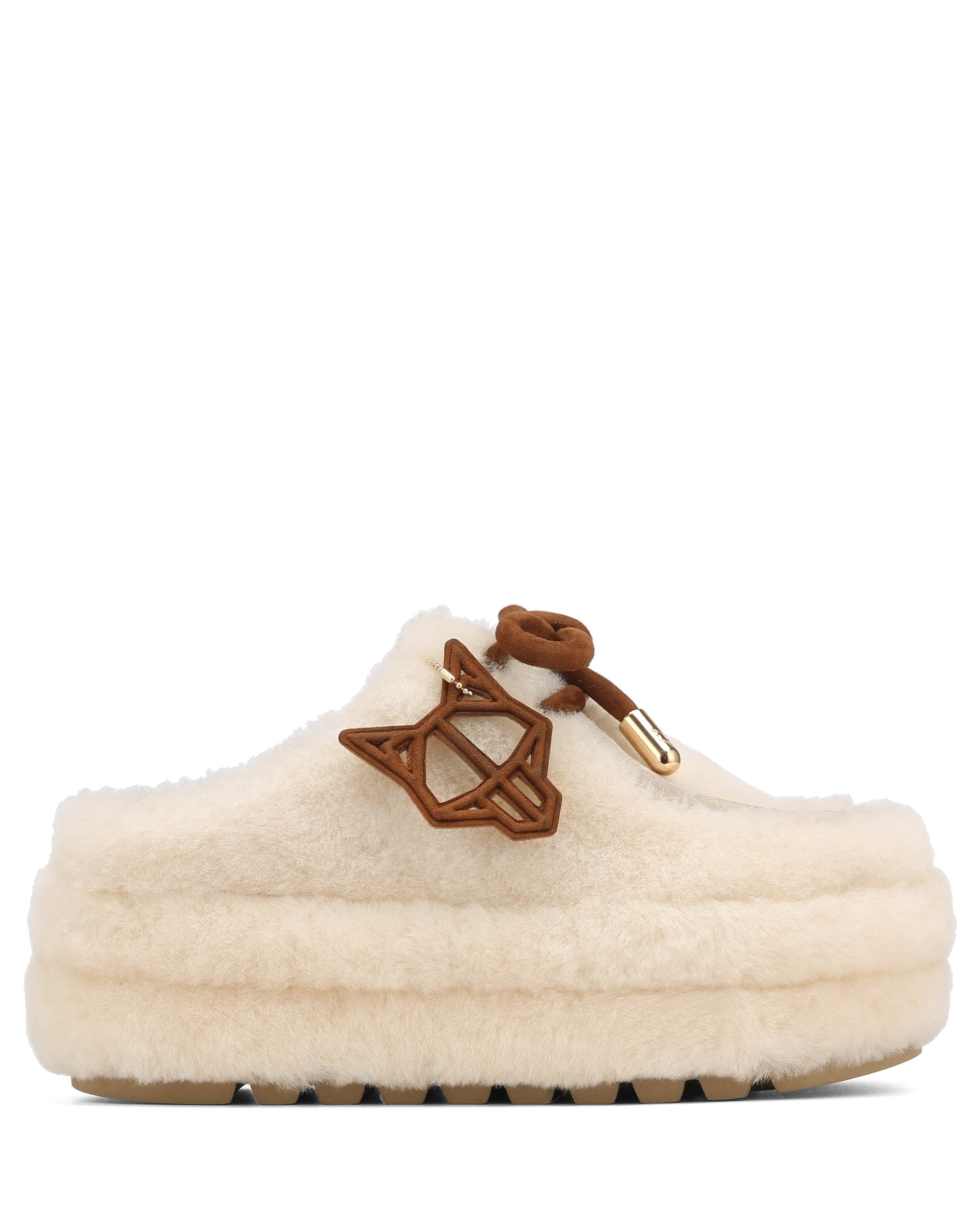 Naked Wolfe Blizzard Suede/Shearling Slip-On, Alternate, color, Sand