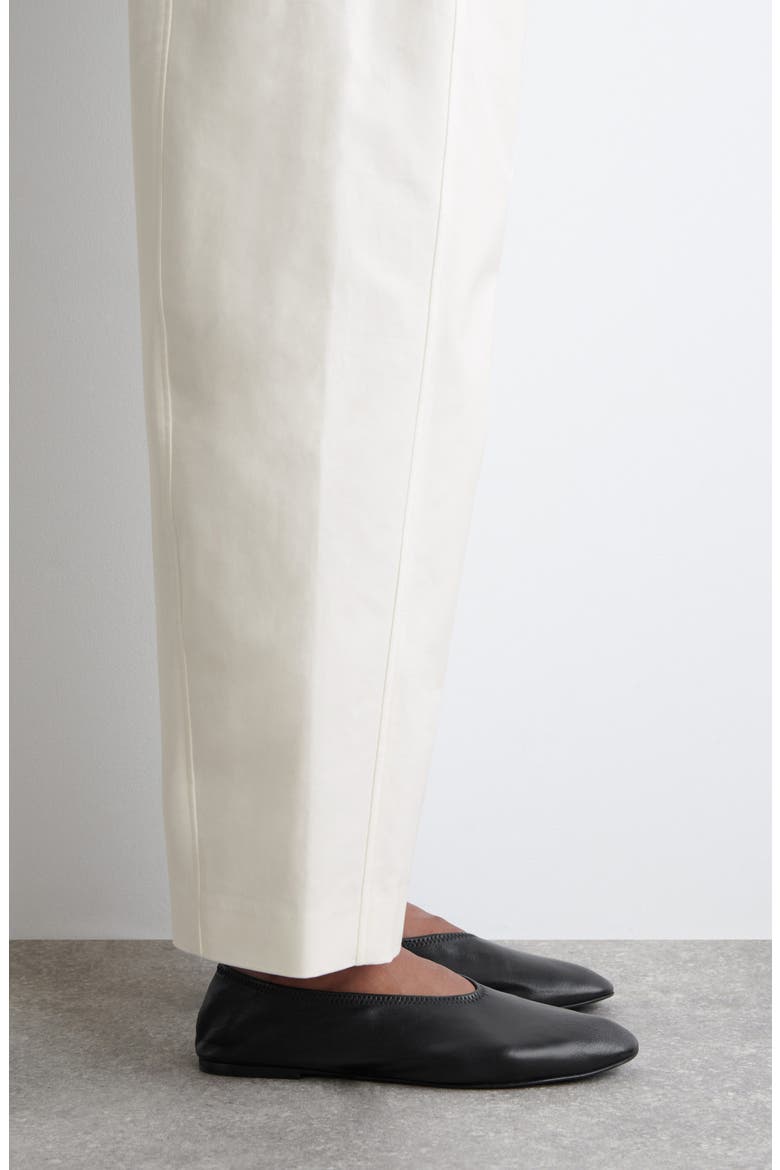 Soft Pima Cotton Barrel Leg Pants, Alternate, color, WHITE DUSTY LIGHT