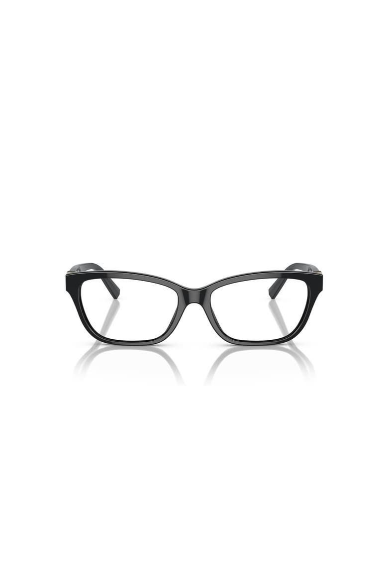 52mm Rectangle optical glasses, Alternate, color, Black