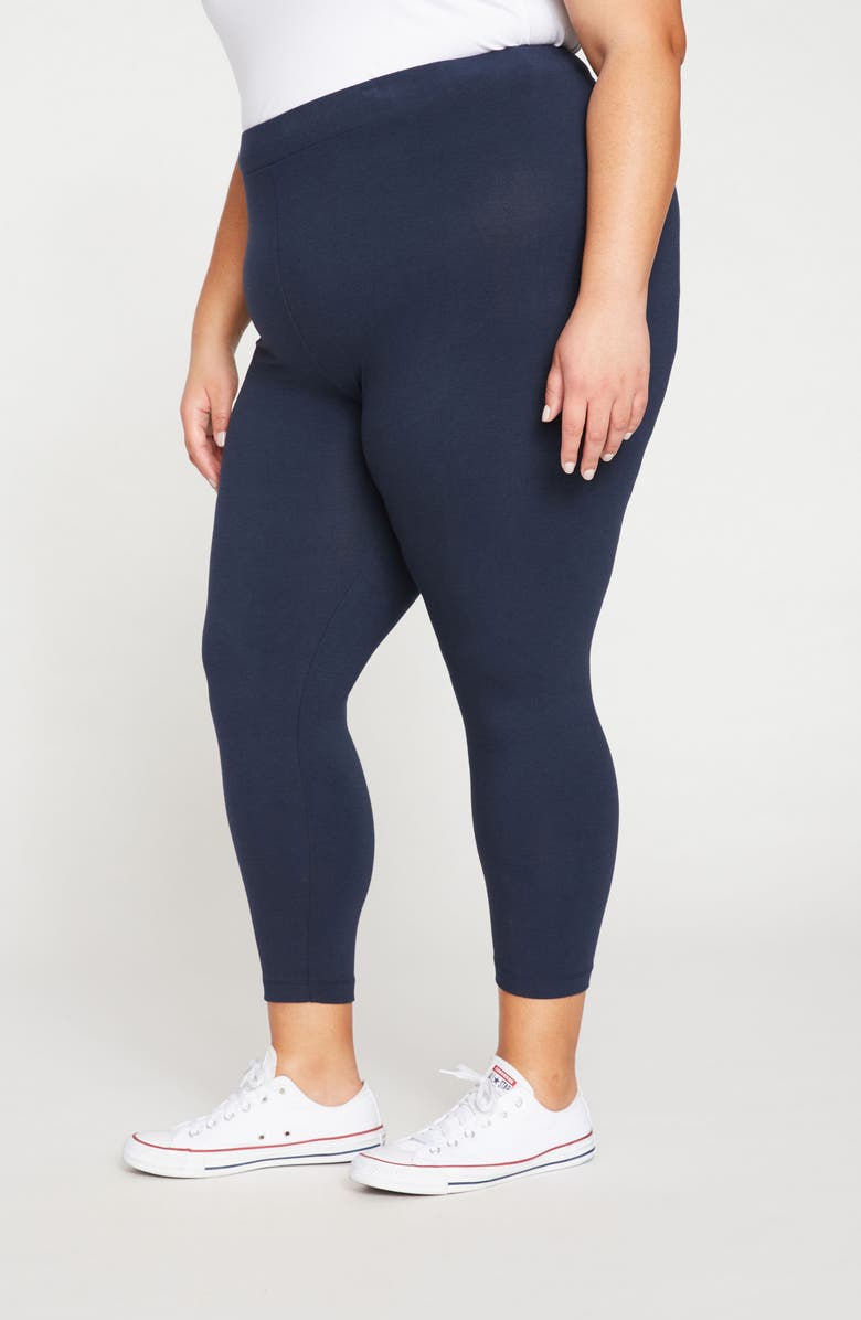 Universal Standard Roya Crop Leggings, Alternate, color, Midnight Blue