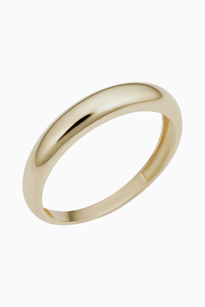 14K Solid Gold Archie Stack Ring, Main, color, Yellow Gold