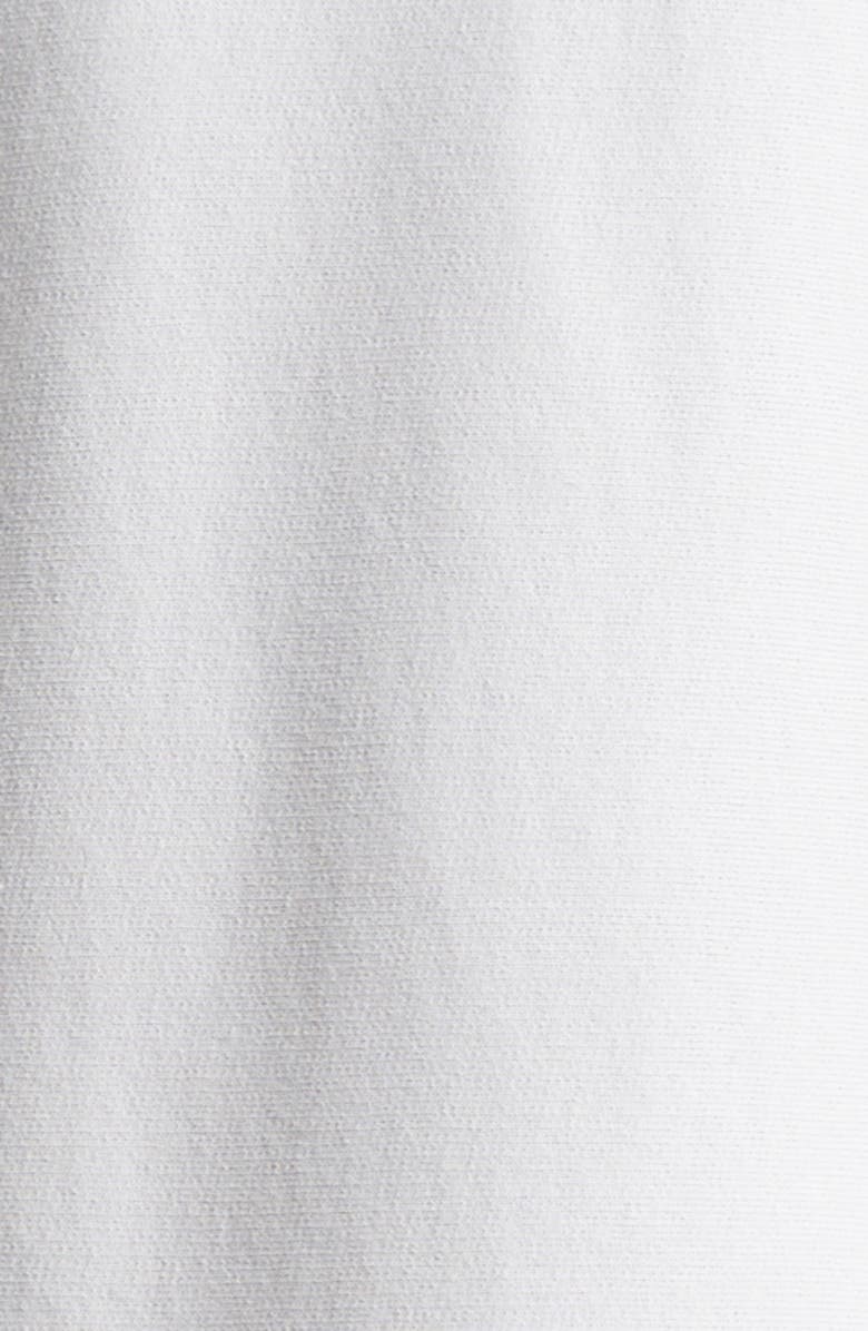 Balenciaga Logo Embroidered Dry Fleece Zip Hoodie, Alternate, color, 2420 Dirty White/ Bby Pink