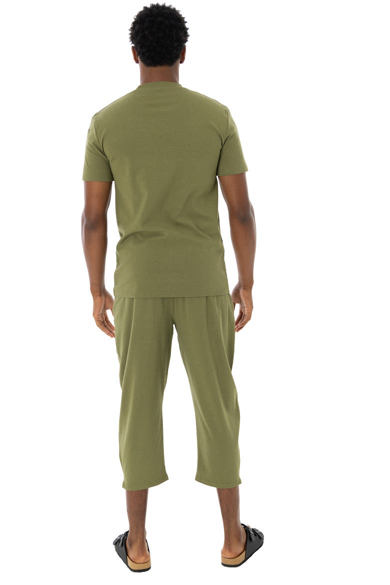 Tony Crop Leisure Pant, Alternate, color, Army