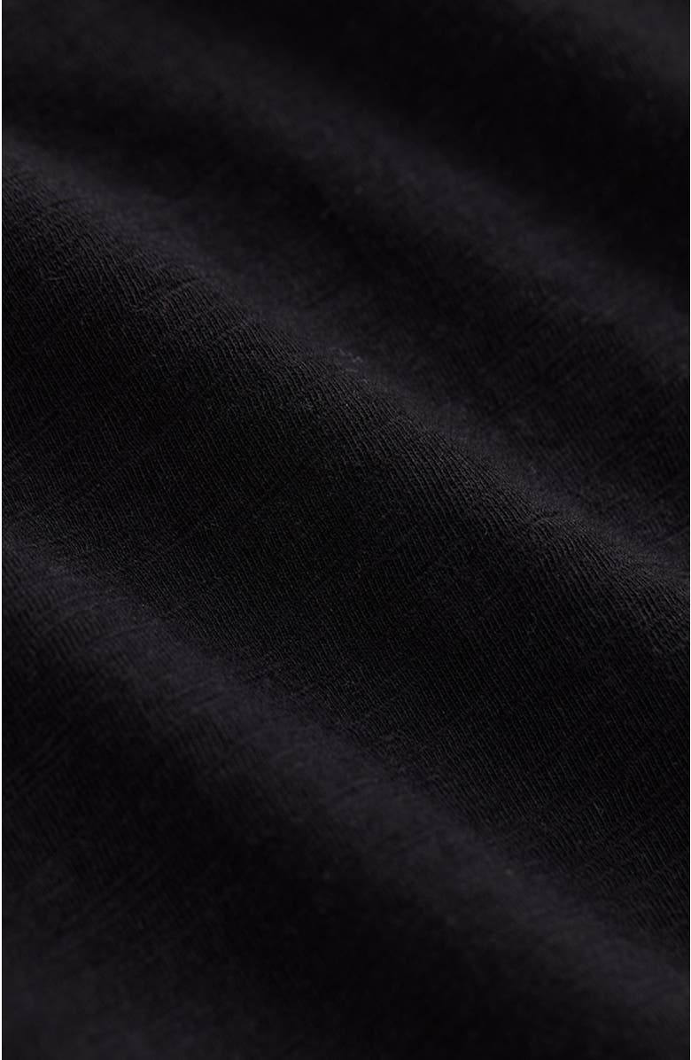 Pact Organic Cotton Relaxed Slub Weekend Dress, Alternate, color, Black