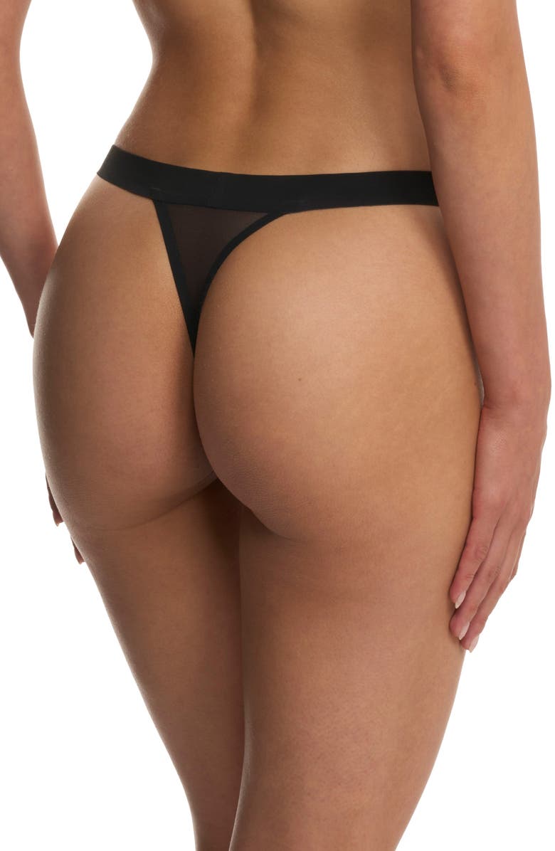 Natori True Zen Thong, Alternate, color, Black