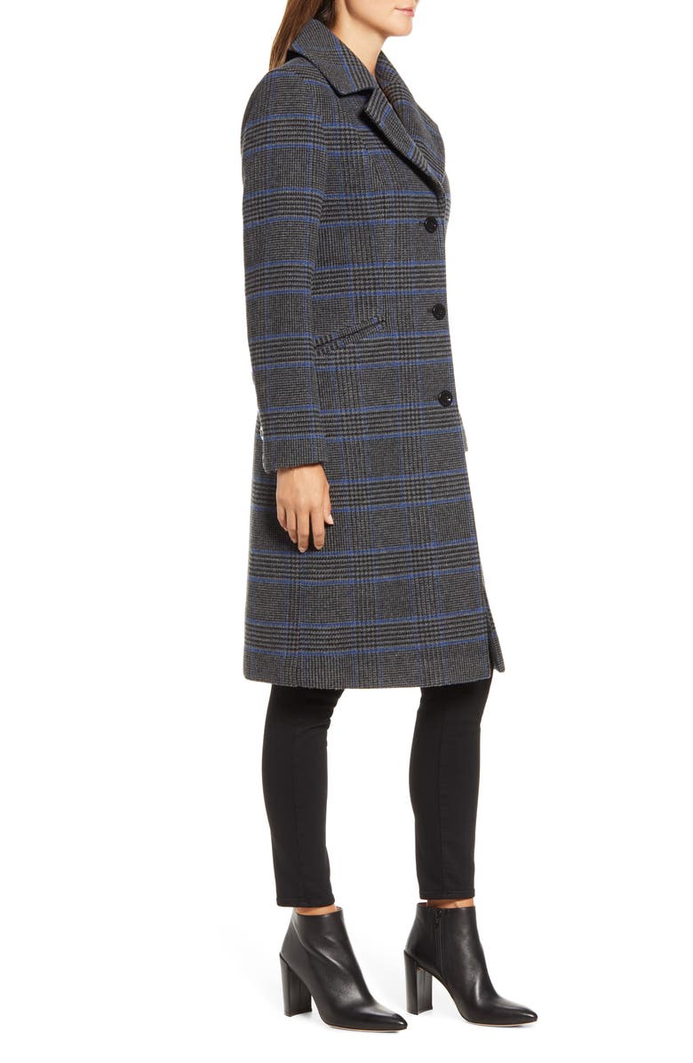 Kenneth Cole New York Plaid Coat, Alternate, color,