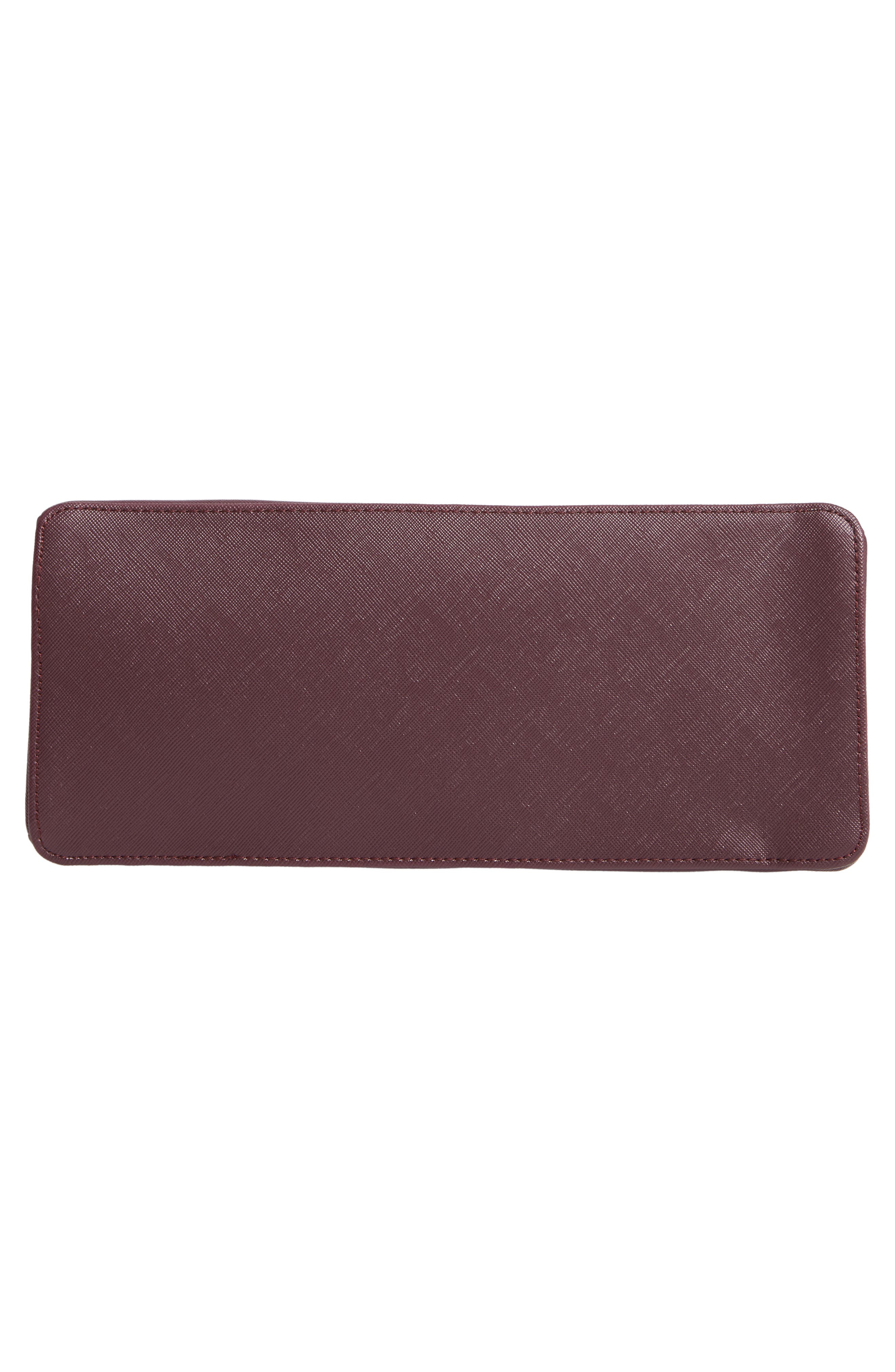 Keiira Lady Bag Faux Leather Top Handle Satchel, Alternate, color, DEEP PURPLE
