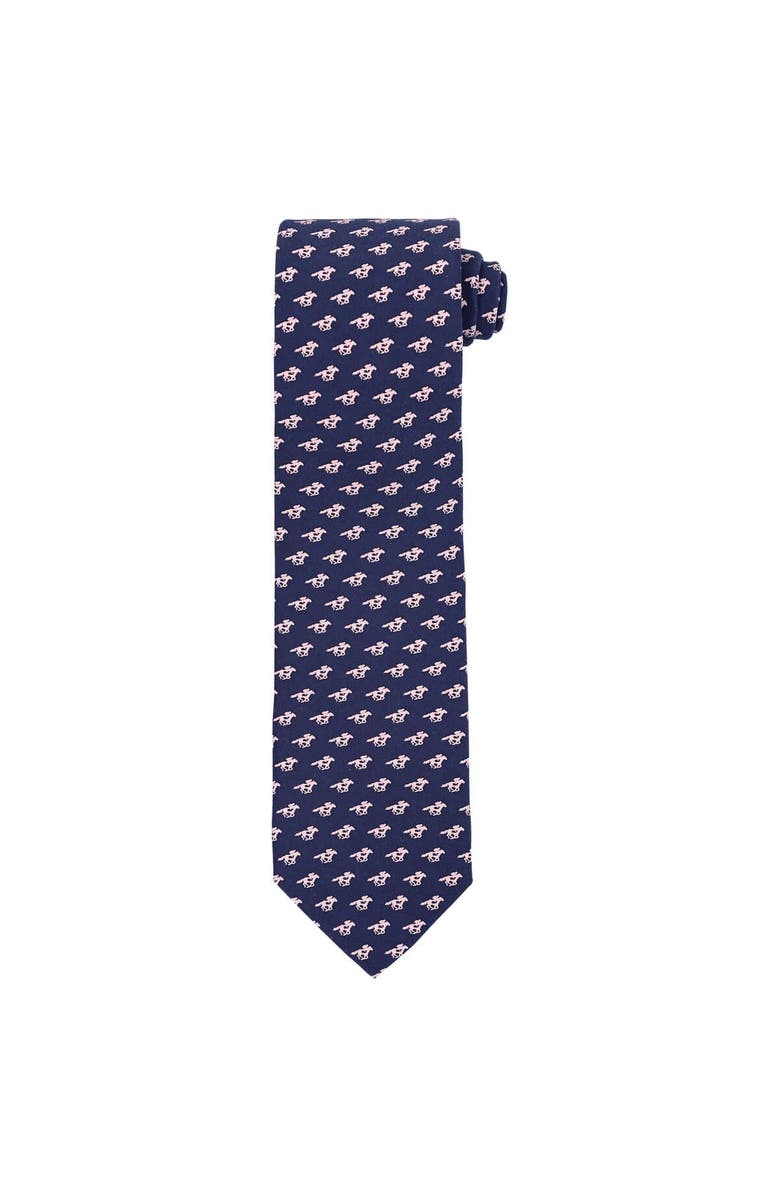 vineyard vines Kentucky Derby And They're Off Printed Tie, Main, color, 