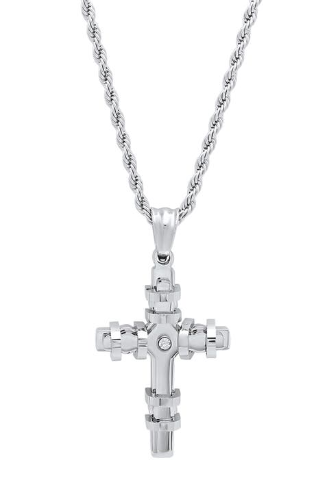 Men's Cross Pendant Necklace