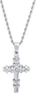 STEELTIME Men's Cross Pendant Necklace