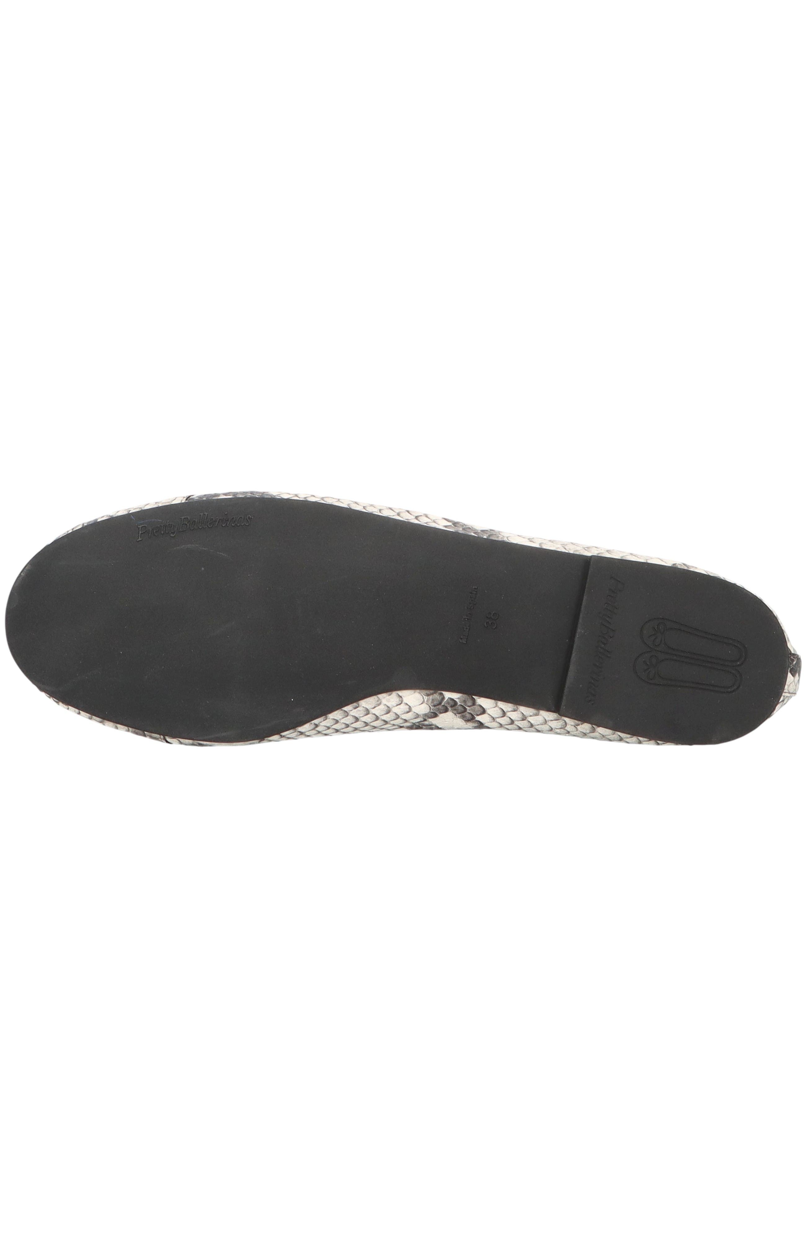 Round Toe Snake Naked Ballet Flat, Alternate, color, Ivory