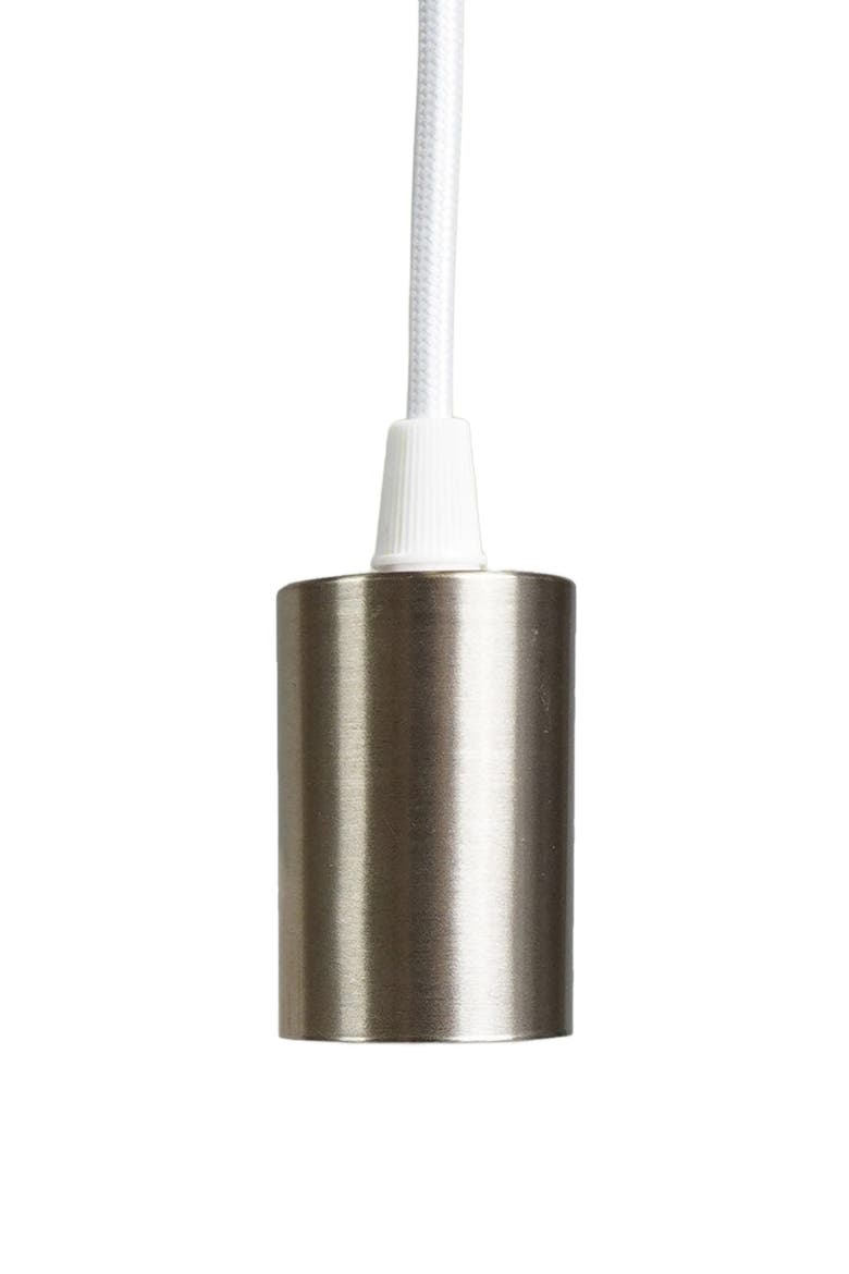Modern Pendant Light and Socket, Alternate, color, Black/Bronze