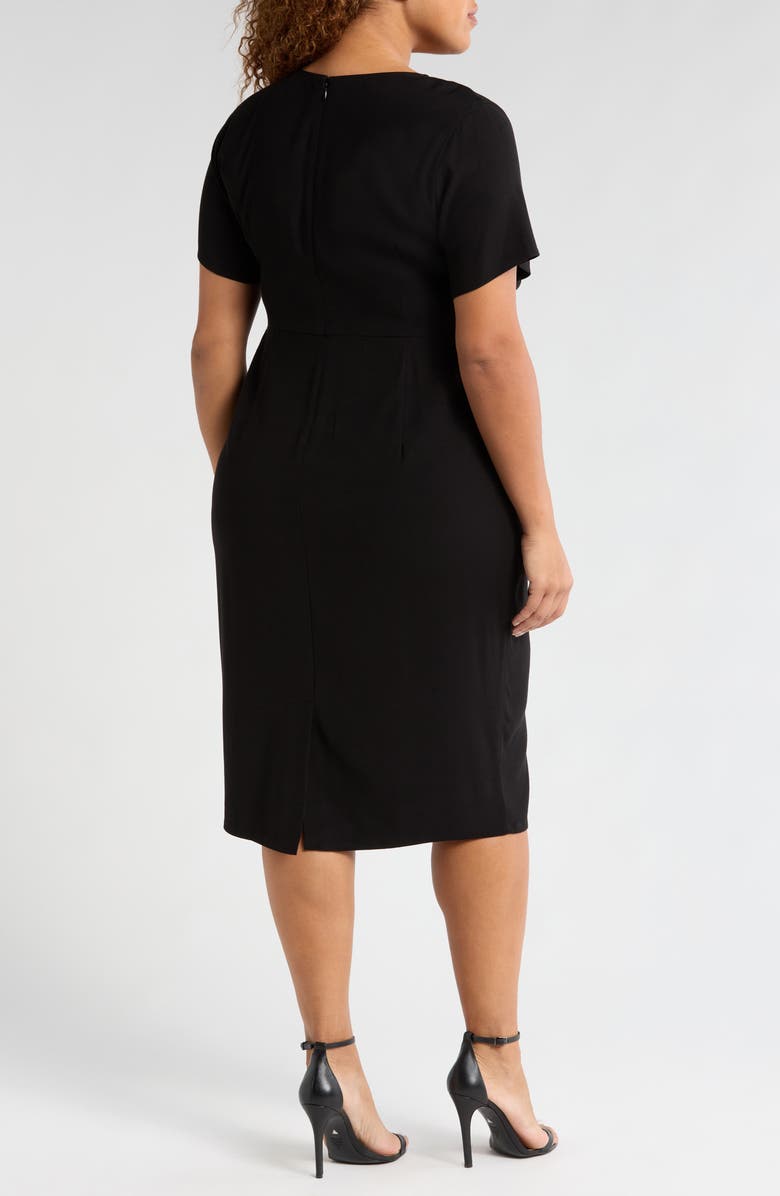 Universal Standard Mary Double Luxe Midi Dress, Alternate, color, 