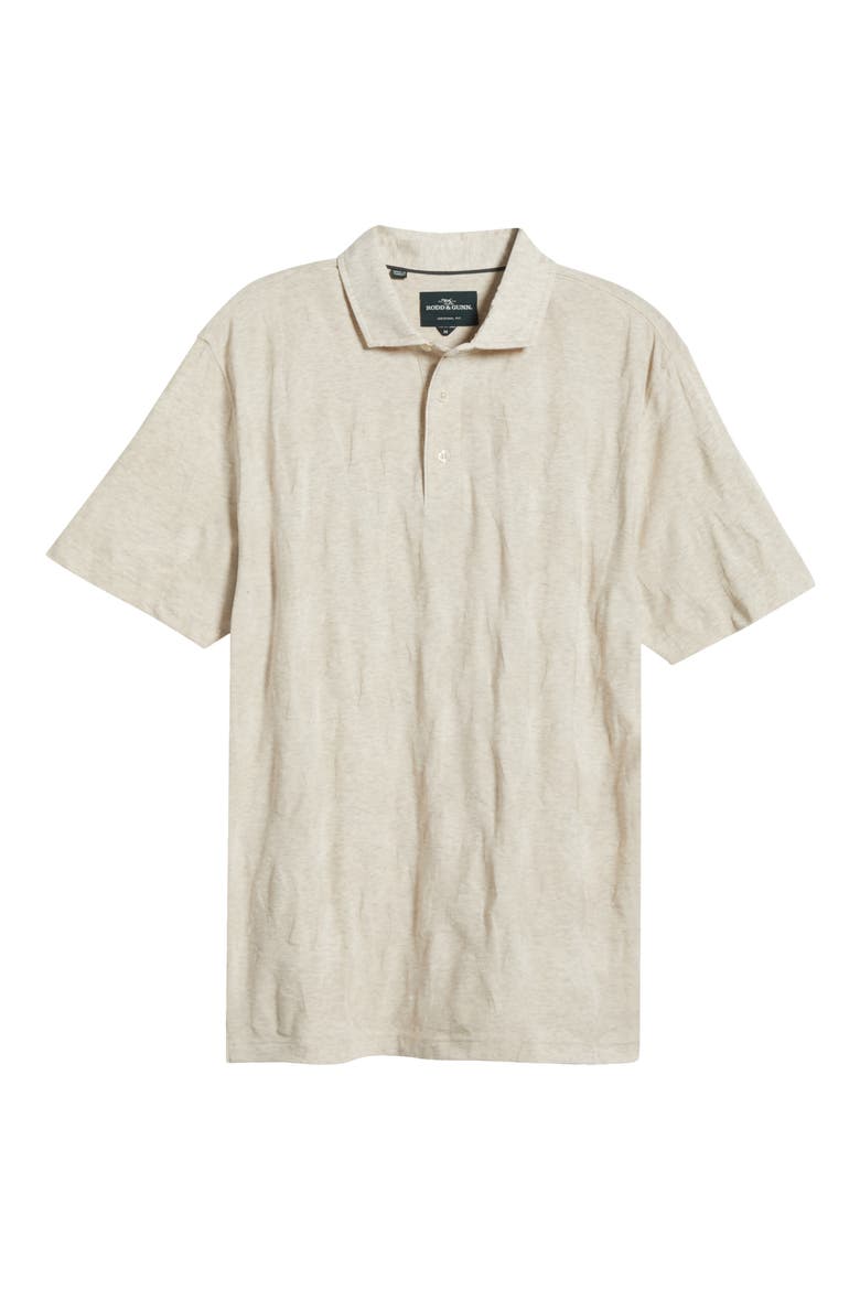 Torbay Cotton Polo, Alternate, color, OATMEAL MARBLE