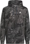 adidas Allover Print Fleece Hoodie