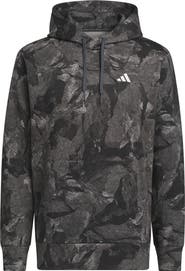 adidas Allover Print Fleece Hoodie