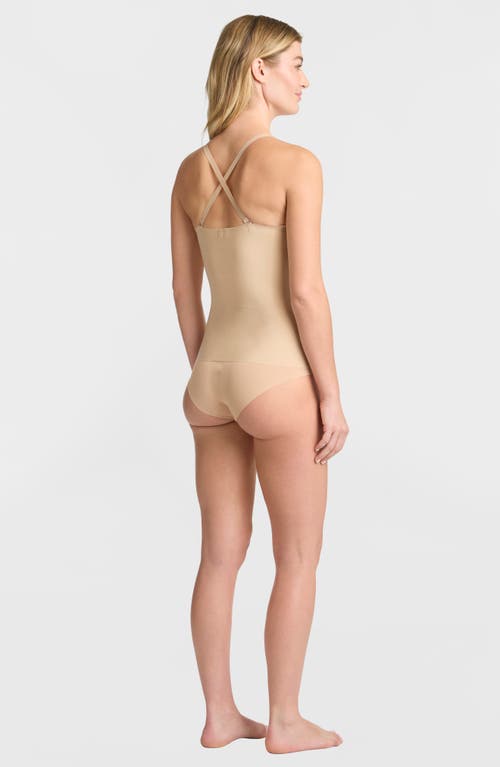 Commando Zone Smoothing Cami Medium Compression In Beige