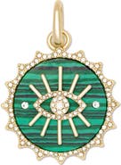 Ramy Brook Evil Eye Malachite Charm