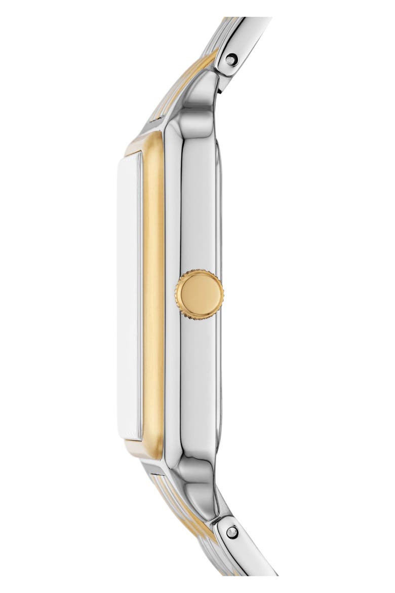 Raquel Bracelet Watch, 26mm x 32mm, Alternate, color, TWO TONE