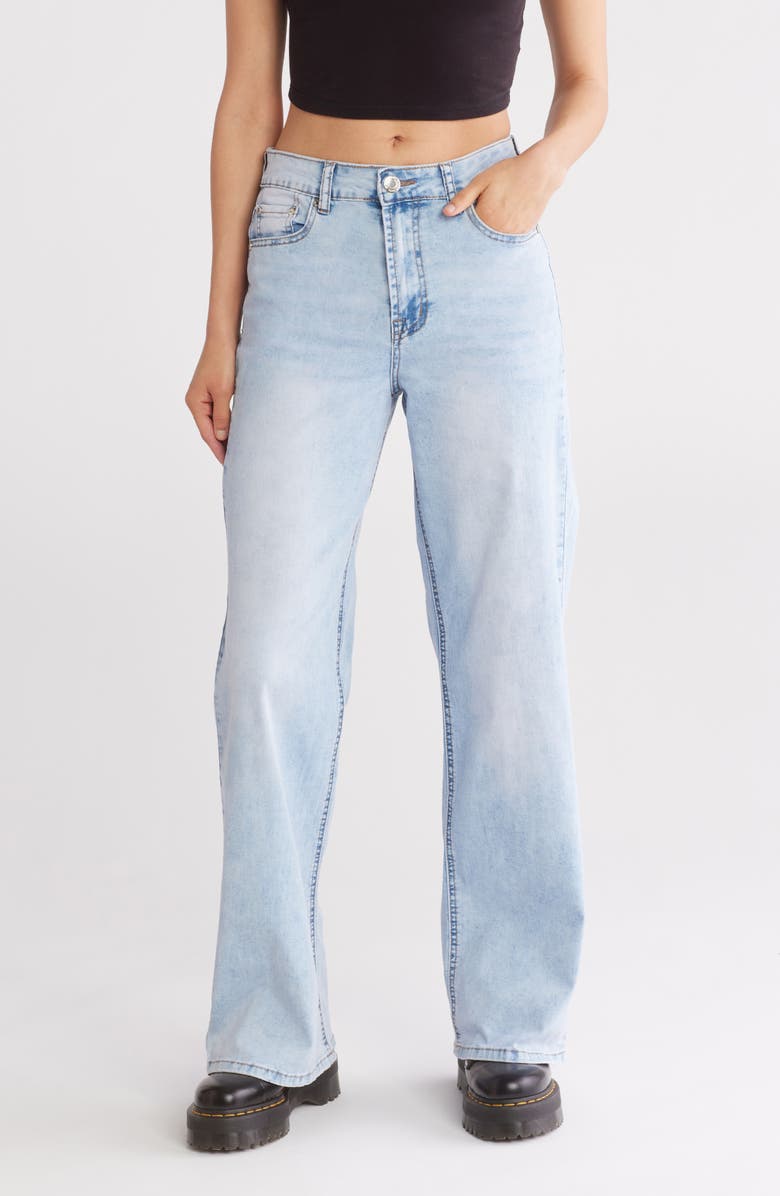 FLYING ANGEL Super Lightweight Wide Leg Jeans, Main, color, 