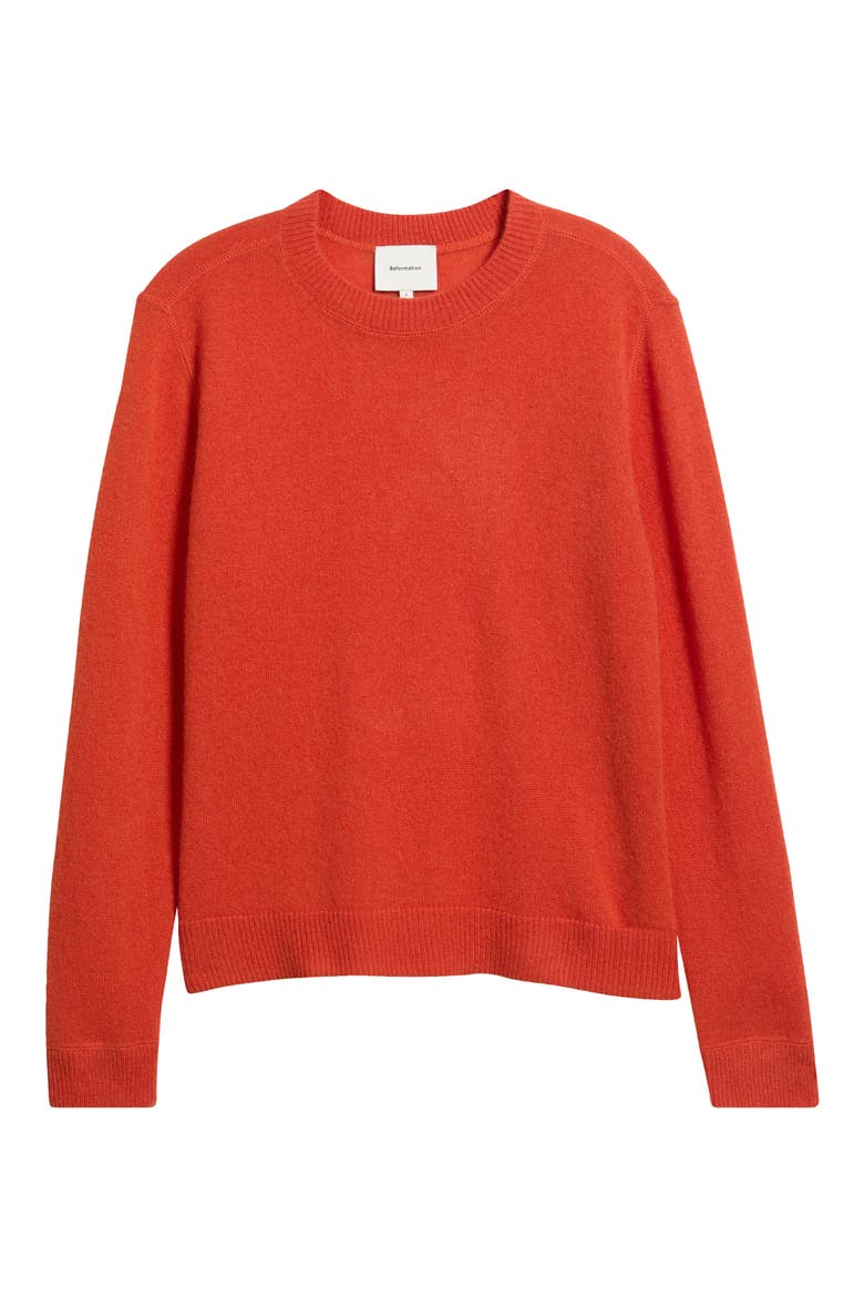 Cashmere Oversize Sweater, Main, color, CHILI MANGO