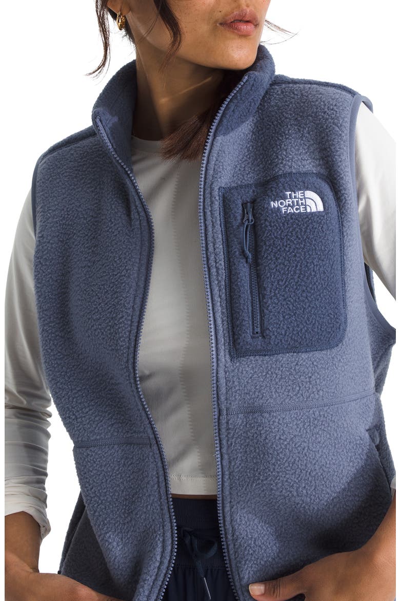 Yumori High Pile Fleece Vest, Alternate, color, TWILIGHT GALAXY/ LUNAR BLUE