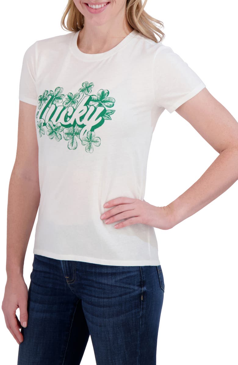 Lucky Brand Lucky Bouquet Graphic T-Shirt, Alternate, color,